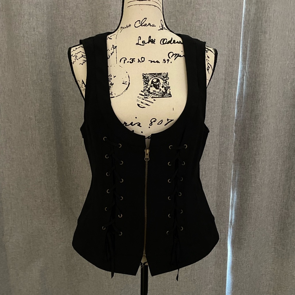 Corset rocker vest